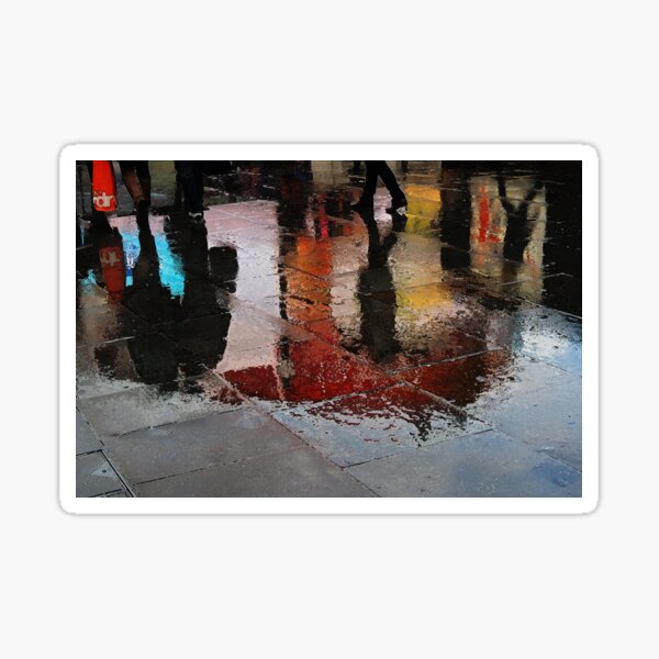 Aperçu de l'œuvre Rain and reflections créée et vendue par Heather Thorsen.
