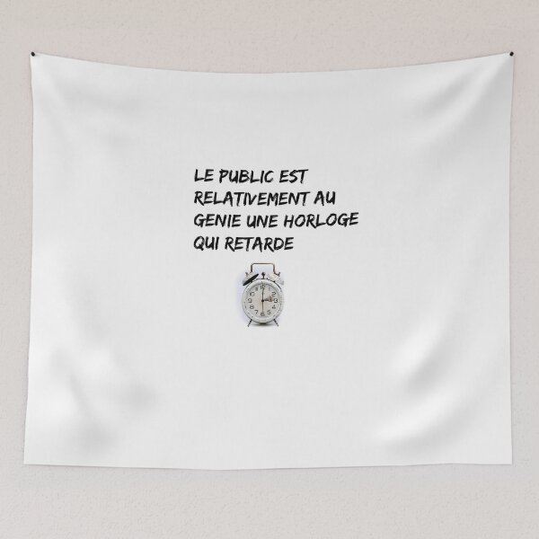 Item preview, T-Shirt The public is relatively to genius a clock that delays designed and sold by Axel20.
