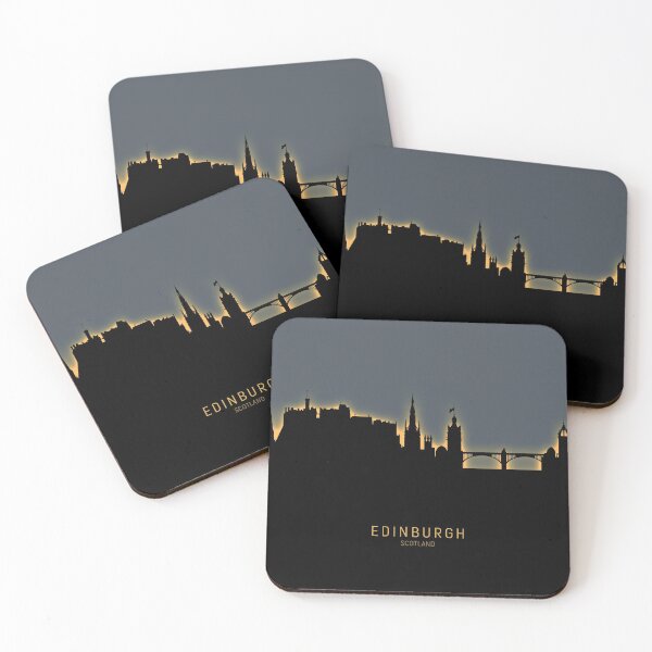Item preview, Edinburgh Scotland Skyline designed and sold by ArtPrints.
