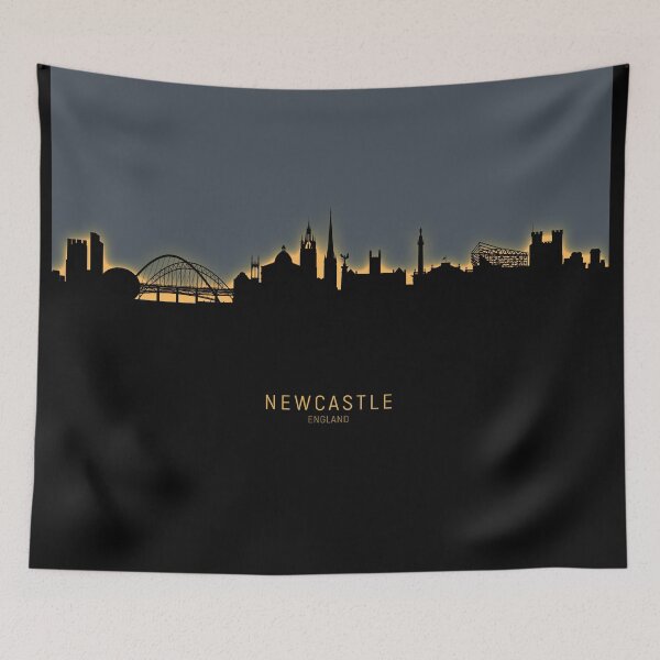 Artikelvorschau, Newcastle England Skyline entworfen und verkauft von ArtPrints.