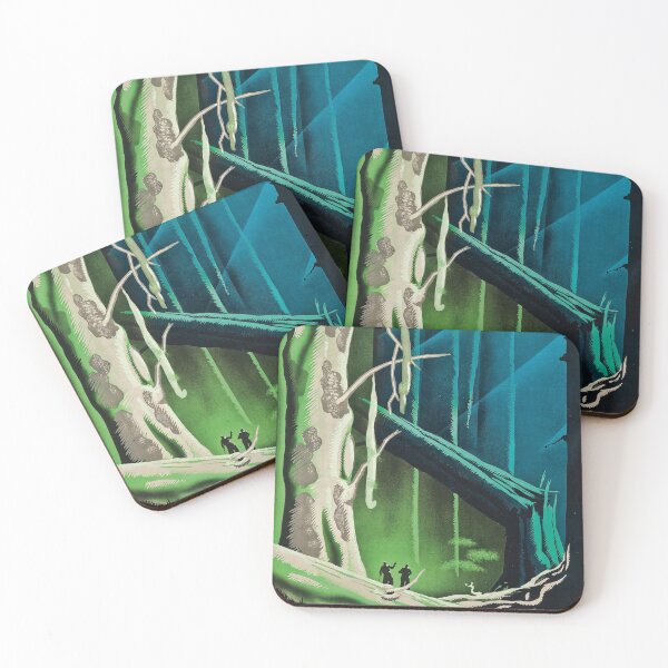 Item preview, La Foret Vierge vintage travel poster designed and sold by stickart-marek.