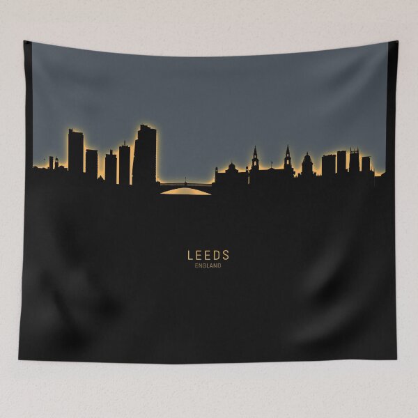 Item preview, Leeds England Skyline designed and sold by ArtPrints.