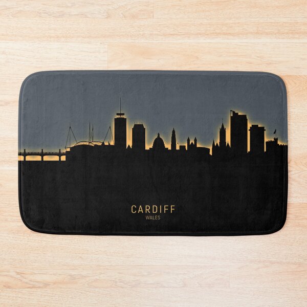 Artikelvorschau, Cardiff Wales Skyline entworfen und verkauft von ArtPrints.