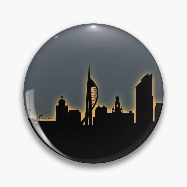 Item preview, Portsmouth England Skyline designed and sold by ArtPrints.
