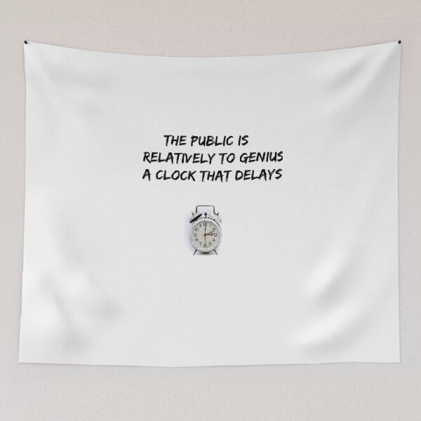 Item preview, T-Shirt The public is relatively to genius a clock that delays. designed and sold by Axel20.