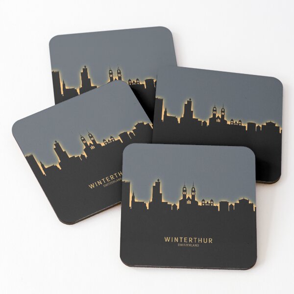 Item preview, Winterthur Switzerland Skyline designed and sold by ArtPrints.