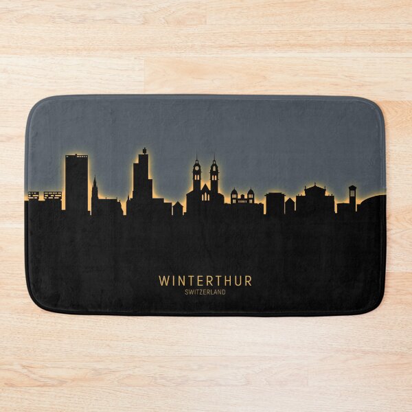 Item preview, Winterthur Switzerland Skyline designed and sold by ArtPrints.