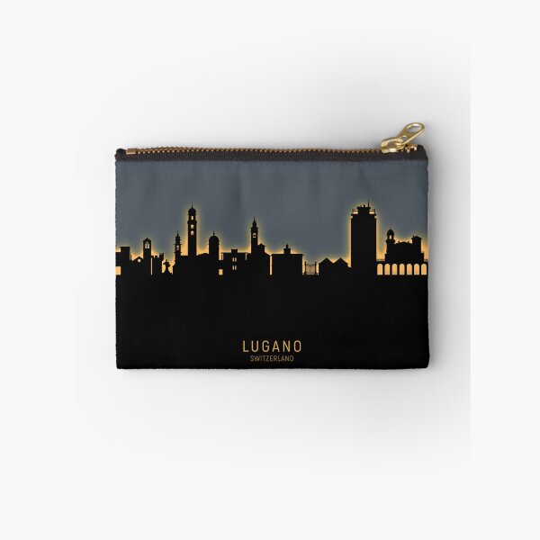 Item preview, Lugano Switzerland Skyline designed and sold by ArtPrints.