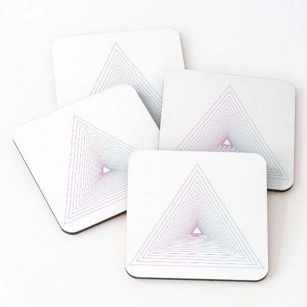 Item preview, Flowing Waters (W) - Masculine Expansive Triangle. Simple Geometric Art (SGA) designed and sold by innermantra.