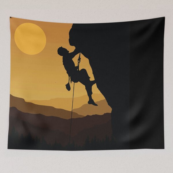 Item preview, Retro Rock Climbing Bouldering 80s Mountain Rock Climber  designed and sold by merchzy.