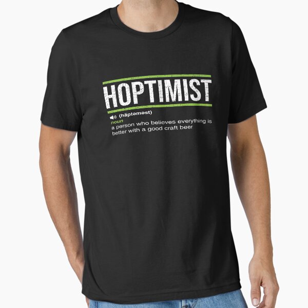 Item preview, HOPTIMIST Definition for Craft Beer  Lovers designed and sold by webdango.