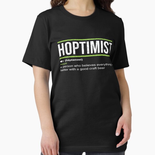 Item preview, HOPTIMIST Definition for Craft Beer  Lovers designed and sold by webdango.