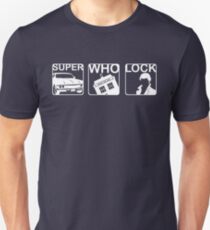 SuperWhoLock Horizontal Unisex T-Shirt