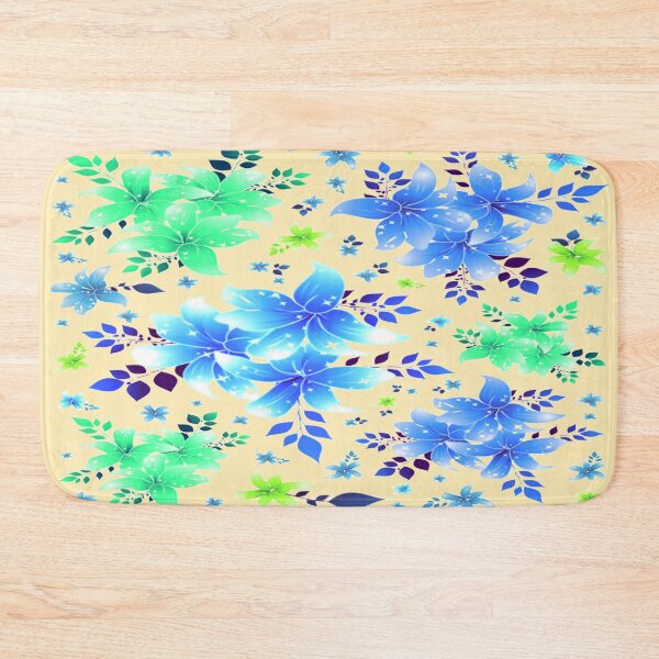 Item preview, Blue/green Lily flower design. decorative, stylish, redecoratng designed and sold by jayne0524.