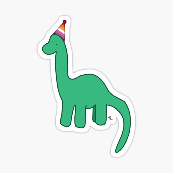 Lesbian Pride Dinosaurs Stickers Redbubble