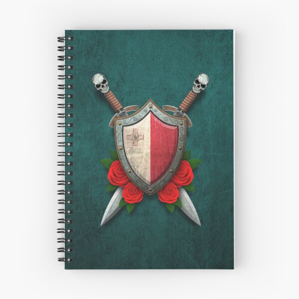 Item preview, Maltese Flag on a Worn Shield and Crossed Swords designed and sold by JeffBartels.