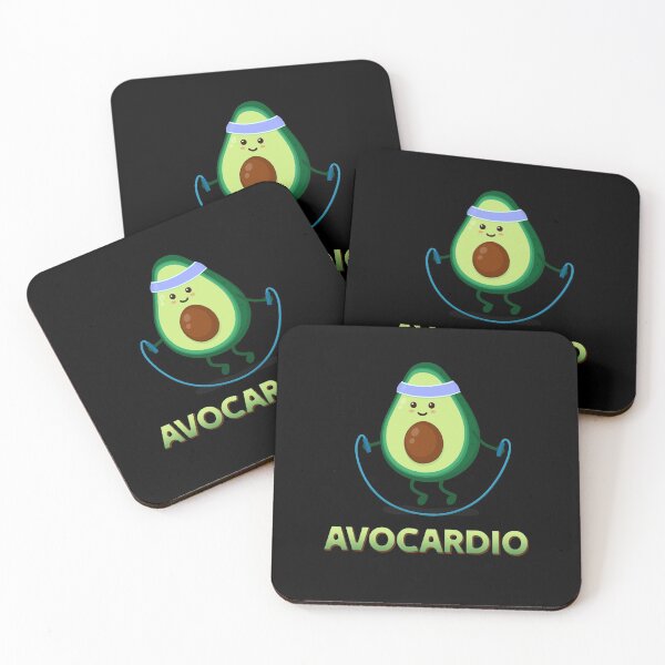 Item preview, Avocardio Avocado Fitness Workout designed and sold by JonasDesign.