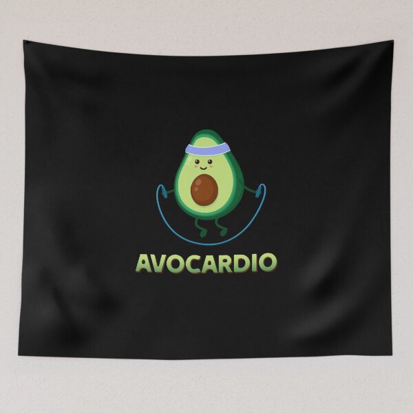 Item preview, Avocardio Avocado Fitness Workout designed and sold by JonasDesign.