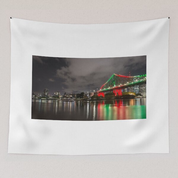 Item preview, Story Bridge at Night designed and sold by ImagesbyAB.