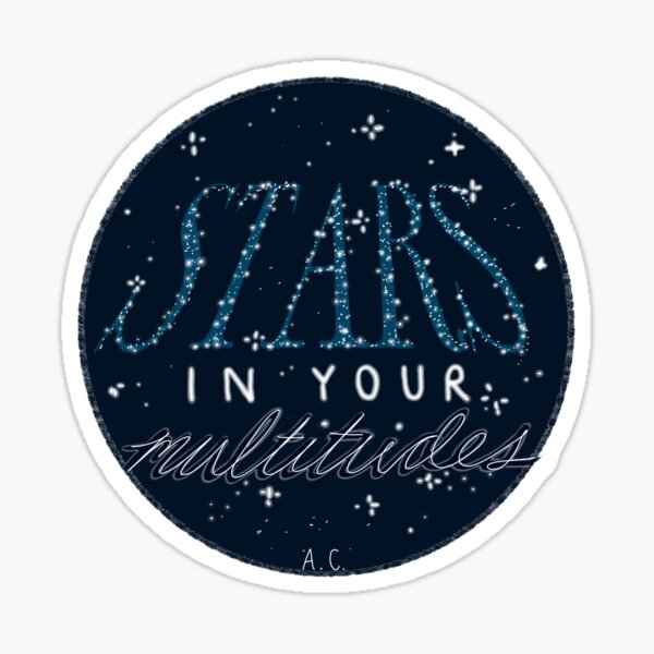 Javert Stars Blue Sticker