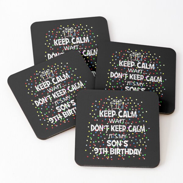 Item preview, I Cant Keep Calm It's My Son's 9th birthday Boy Gift designed and sold by Grabitees.