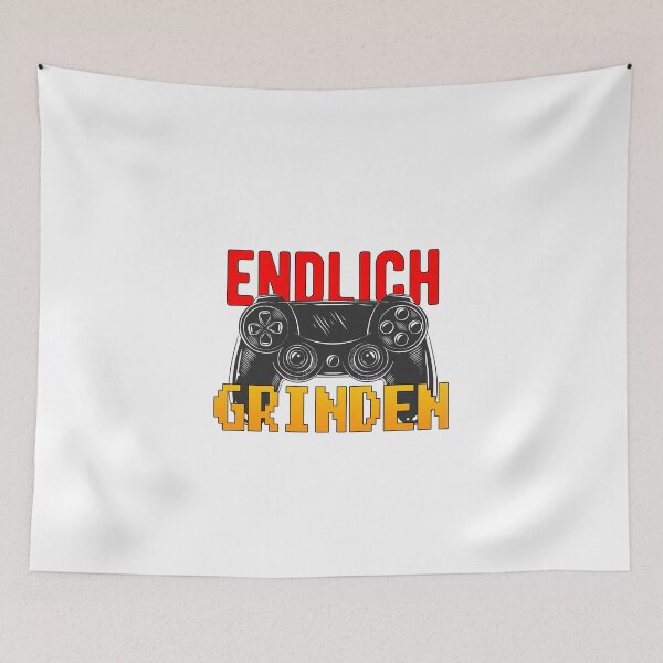 Item preview, Finally Grinden - Zocker gaming saying designed and sold by JonasDesign.