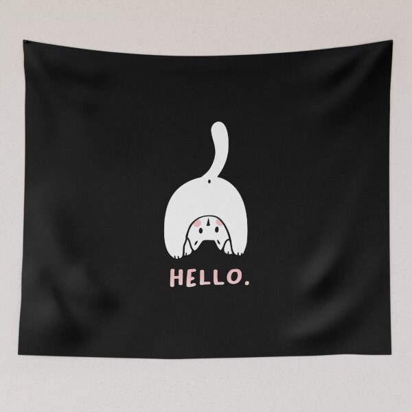 Item preview, Hello Cat cats Funny cat designed and sold by JonasDesign.