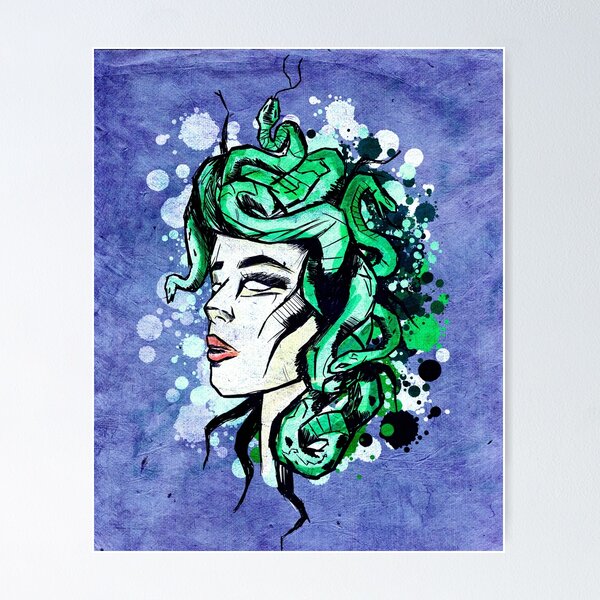 Medusa Gorgon Sticker for Sale by Scott Jackson