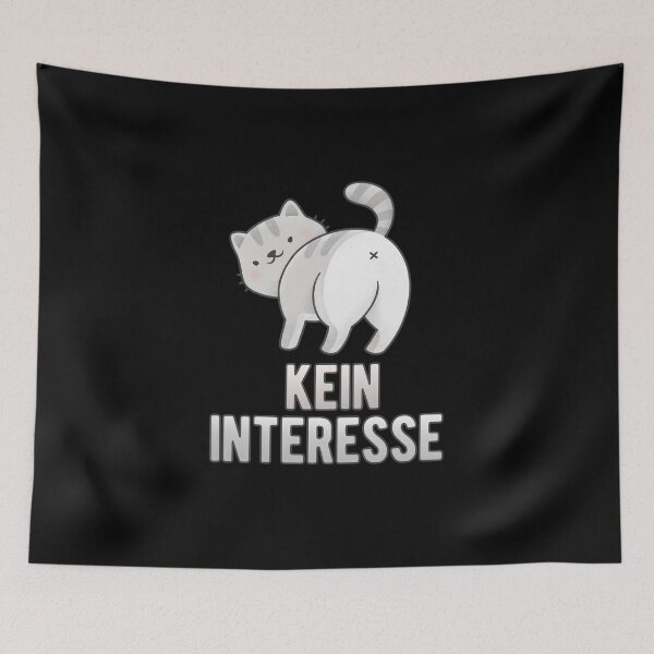 Item preview, No interest cats cat designed and sold by JonasDesign.
