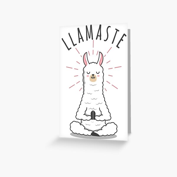Item preview, Llamaste Lama Namaste Yoga designed and sold by JonasDesign.