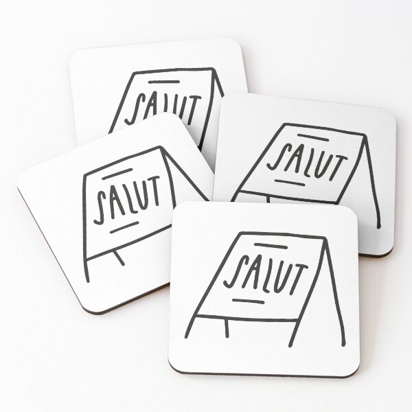 Item preview, Salute! Chalkboard sign minimal designed and sold by mintwolke.
