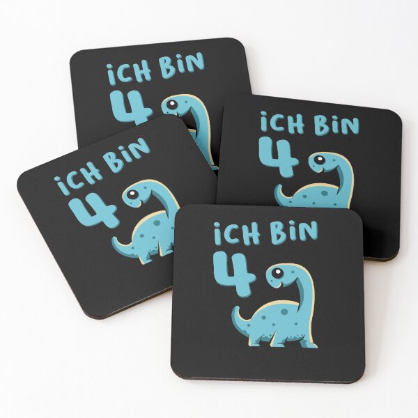 Artikelvorschau, Kinder Geburtstag 4 Jahre Dinosaurier Dino entworfen und verkauft von JonasDesign.