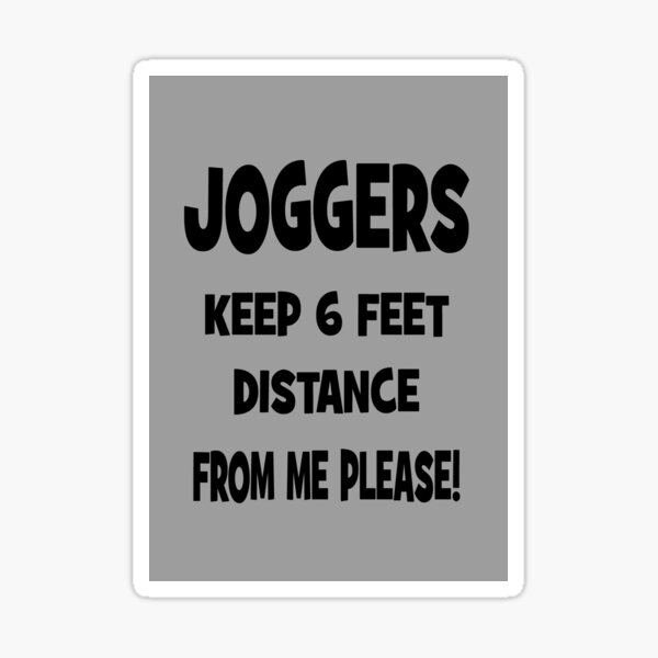 Item preview, Joggers - keep your distance designed and sold by Happyoninside.
