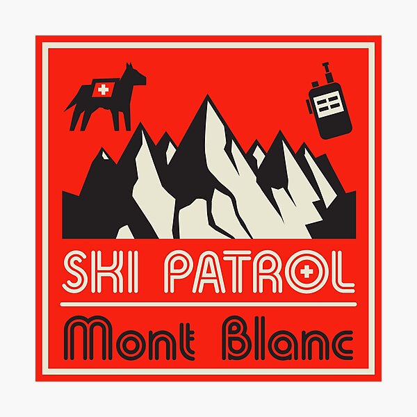 Item preview, Ski Patrol, Mont Blanc designed and sold by studio838.