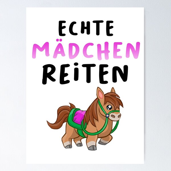 Artikelvorschau, Echte Mädchen reiten Pferd Pferde Reiten entworfen und verkauft von JonasDesign.