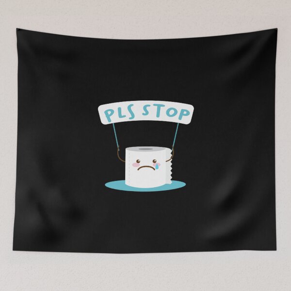 Item preview, Pls stop toilet paper toilet paper designed and sold by JonasDesign.