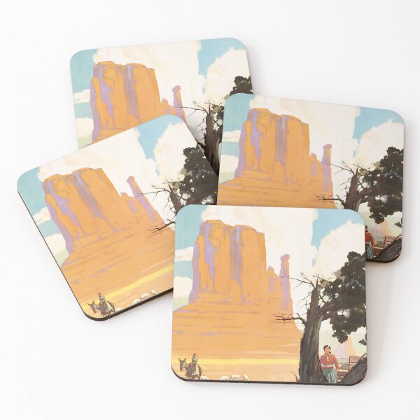 Item preview, Navajo Land vintage travel poster designed and sold by stickart-marek.