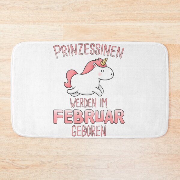 Item preview, Unicorn princess February birthday designed and sold by JonasDesign.