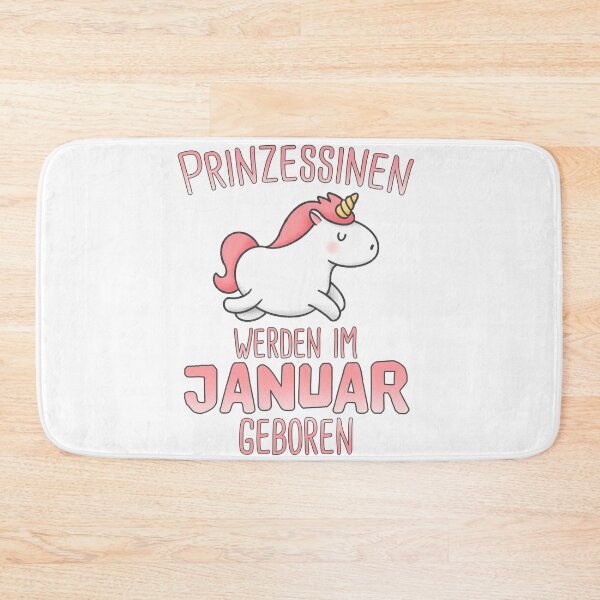 Item preview, Unicorn princess January birthday designed and sold by JonasDesign.