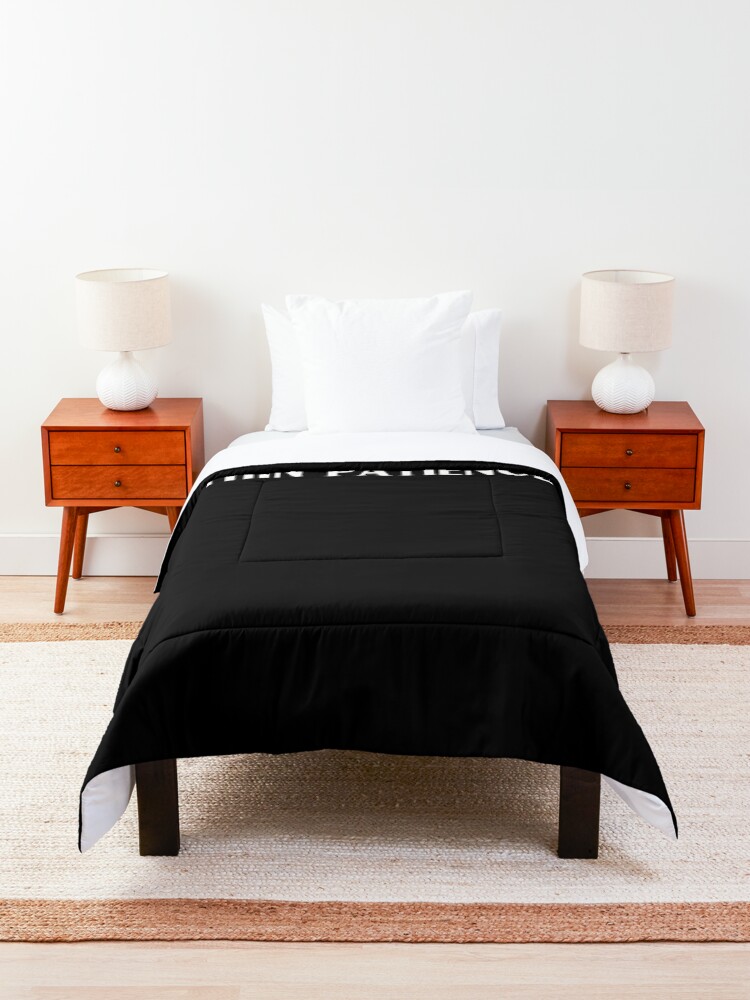Alternate view of Thick Thighs Thin Patience Witty Sarcastic Sassy Quote Comforter