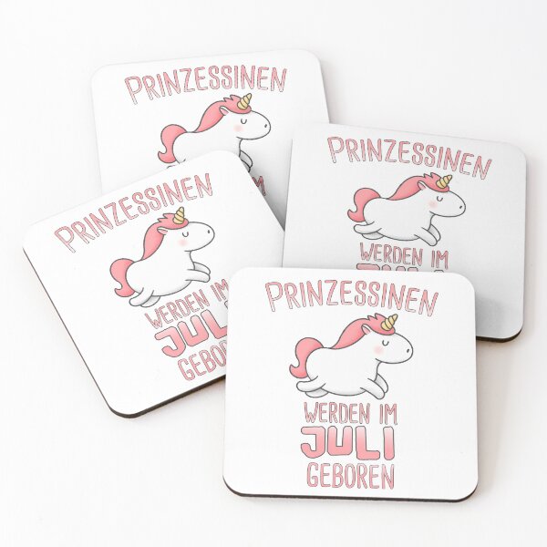 Artikelvorschau, Einhorn Prinzessin Geburtstag Juli entworfen und verkauft von JonasDesign.