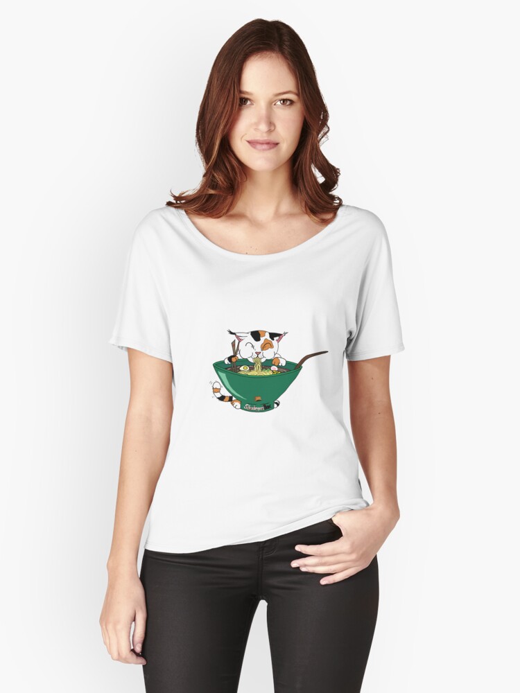 Thumbnail 1 von 3, Loose Fit T-Shirt, Ramenyan designt und verkauft von Boxcats.