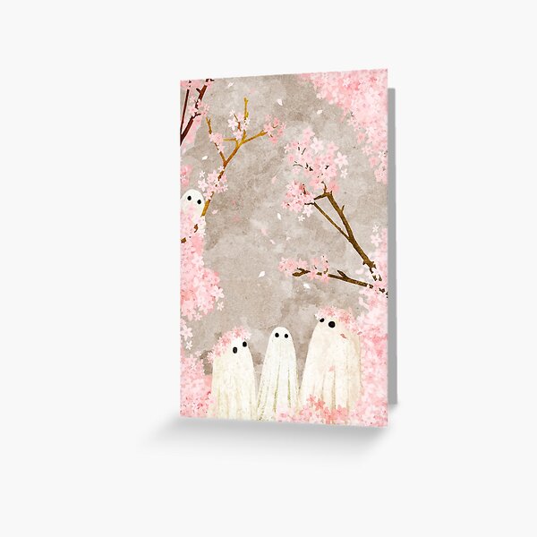 Cherry Blossom Party Greeting Card