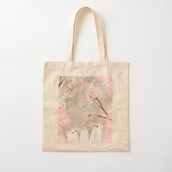 Cherry Blossom Party Cotton Tote Bag