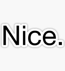 Nice. Sticker