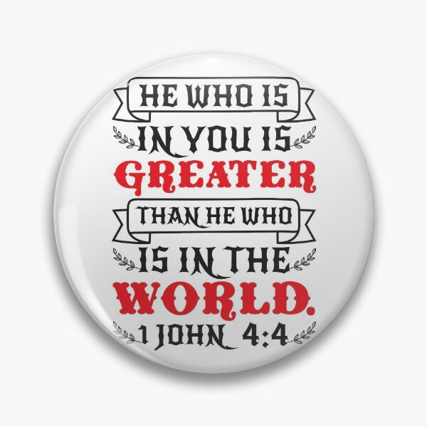 Item preview, 1 John 4:4 designed and sold by plushism.