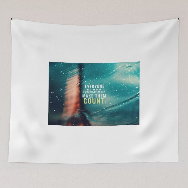 Item preview, Abstract Motivation - Everyone has the same 24 hours every day, make your Days Count designed and sold by hiunlimit.