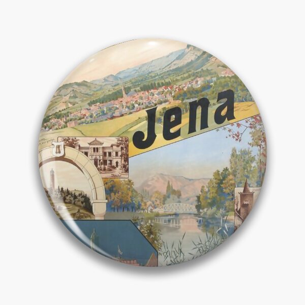 Item preview, Jena vintage travel poster designed and sold by stickart-marek.