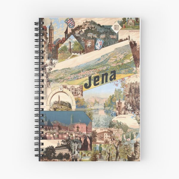 Item preview, Jena vintage travel poster designed and sold by stickart-marek.