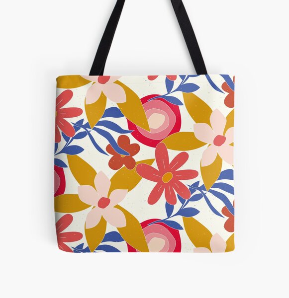Super Flower All Over Print Tote Bag